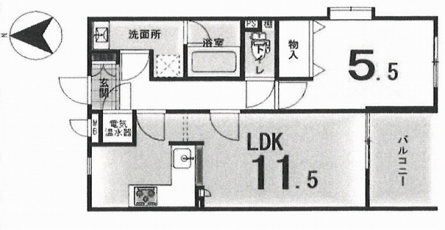 メゾン・ド・エディフィス1LDK